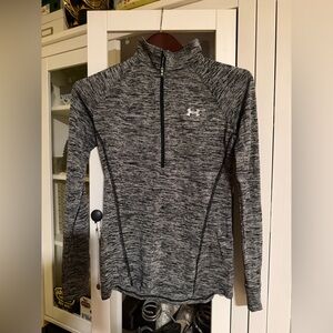 Under Armour Black and Gray Athletic Pullover